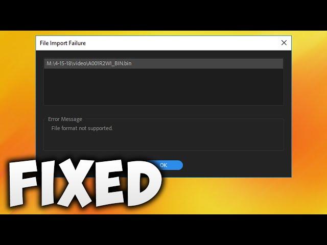 How to Open / Import MKV Files to Adobe Premiere Pro CC or After Effects - File Format Not Supported