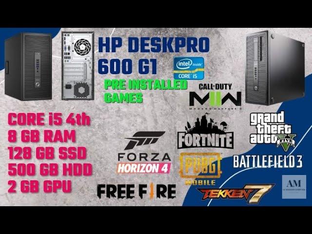 HP PRODESK 600 G1 [ i5 4TH , 8GB, 128GB SSD, 500GB HDD, 2GB GRAPHIC CARD ] [ GAMEPLAY 2023 ]