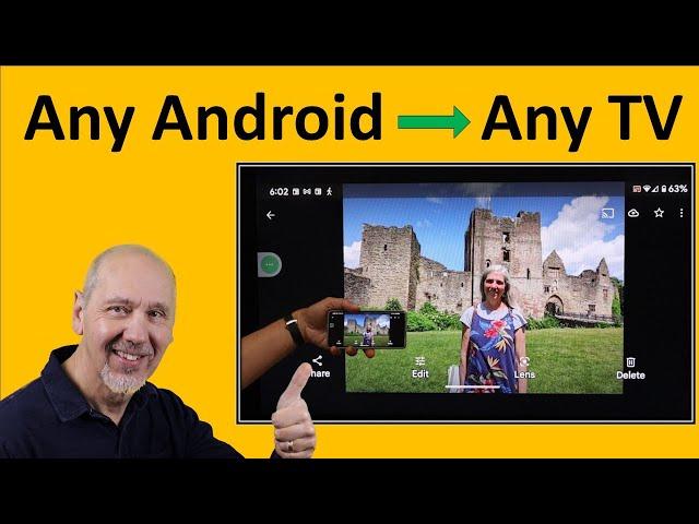 ANY Android Phone to ANY TV -  Screen Mirror -  For Non Techies