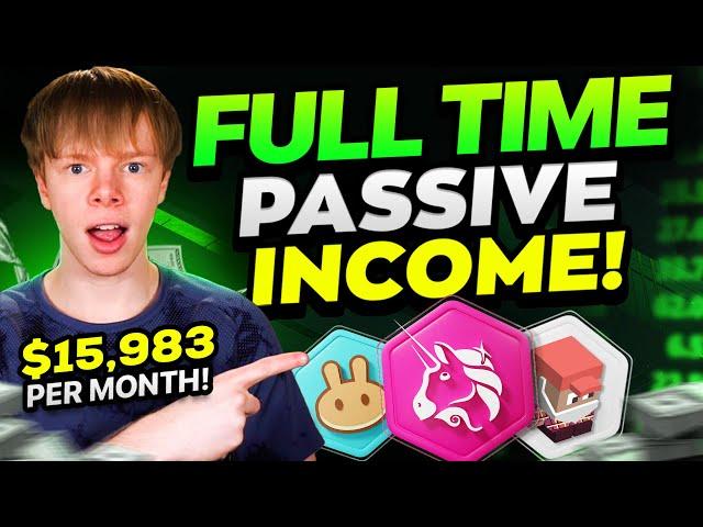 Full Time Passive Income with DeFi Liquidity Pools | Crypto Passive Income