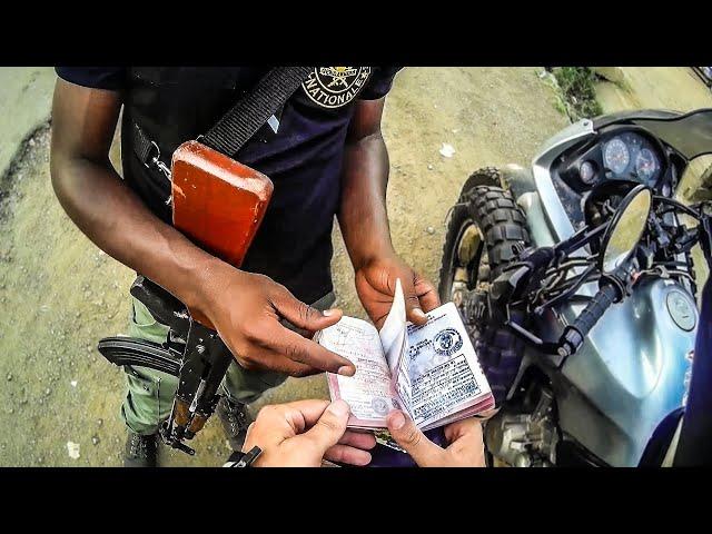 Attempted ROBBERY in CAMEROON | Motorcycle World Tour | Africa #56