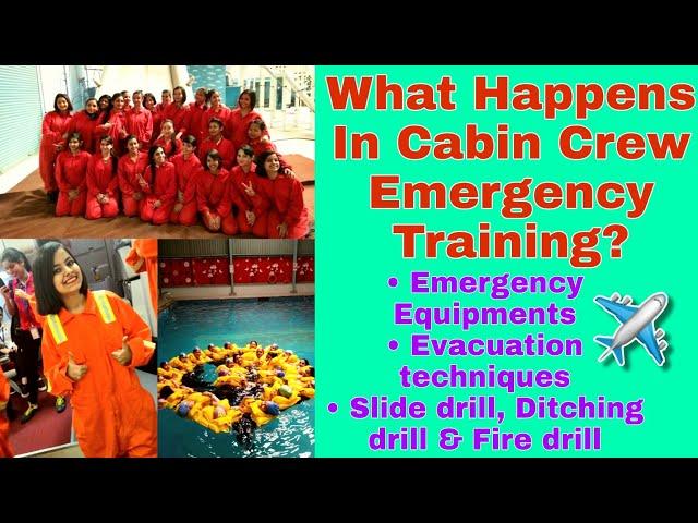 What Happens In Cabin Crew Emergency Training? | Takeoff With Samreen