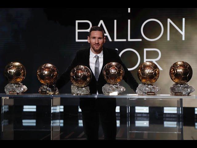 Leo Messi, six-time Ballon d'Or winner