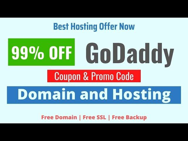 99% OFF GoDaddy Coupon Code January 2025