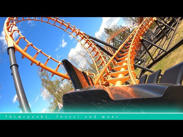 Balagos - Flying Flame (Onride) Video | Avonturenpark Hellendoorn 2024 | Vekoma Tornado