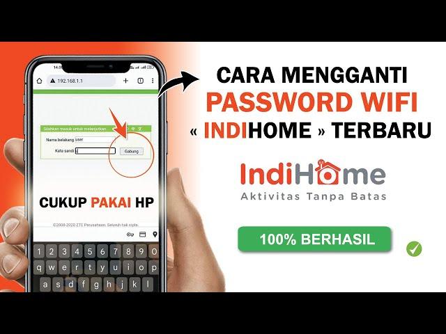  Cara Mengganti Password WIFI Indihome | Ganti Password WIFI Lewat HP