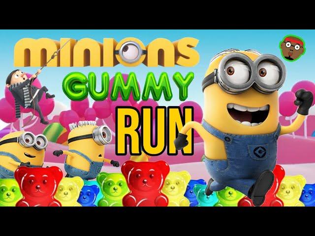 Minions Gummy | Gummy Run and Freeze | Minions Brain Break | Gummy Bear Song | PhonicsMan Fitness