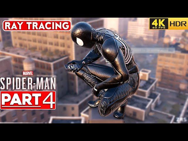 SPIDER-MAN 2 Venom Symbiote Suit Walkthrough Gameplay Part 4 [4K60FPS HDR RAY TRACING] No Commentary