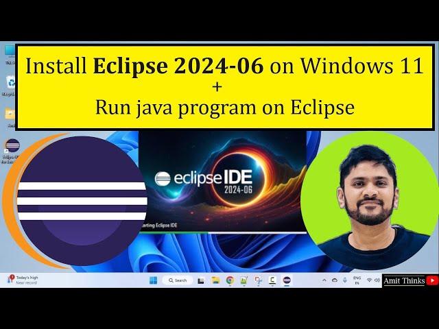 How to install Eclipse IDE 2024-06 on Windows 11