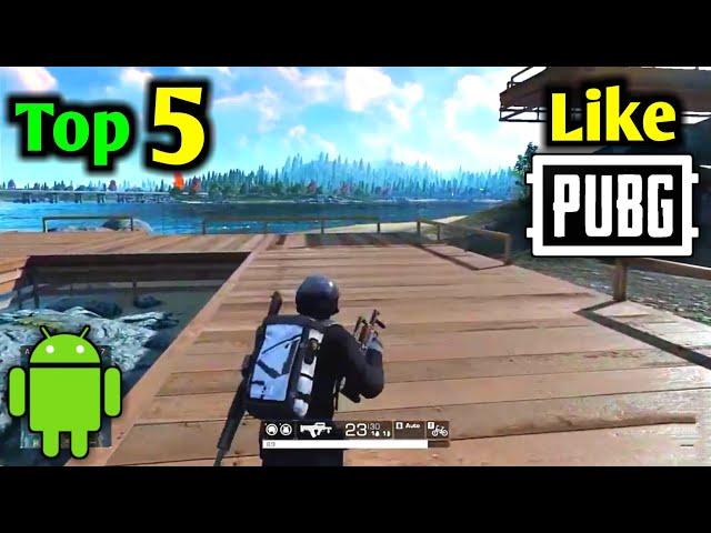 Top 5 Best Battle Royale Games like PUBG for Android 2022 | Android games like Pubg and Freefire