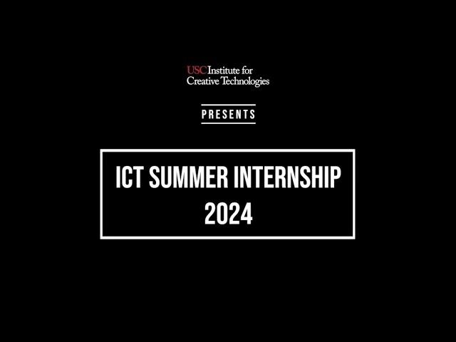 ICT Summer Internship 2024