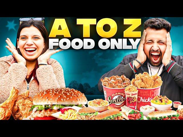 A TO Z Food Challenge NEW YEAR EDITION !