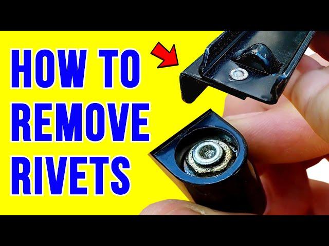 4 BEST Ways to Remove Rivets without a Rivet Tool