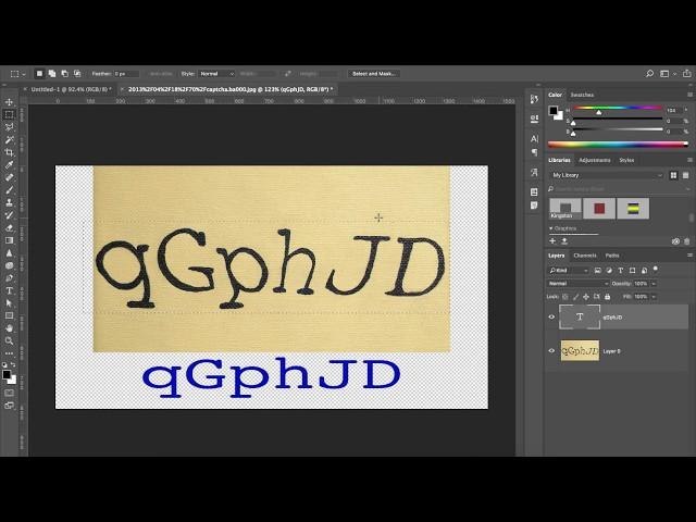 Photoshop CC - How to match fonts from images - Match Font