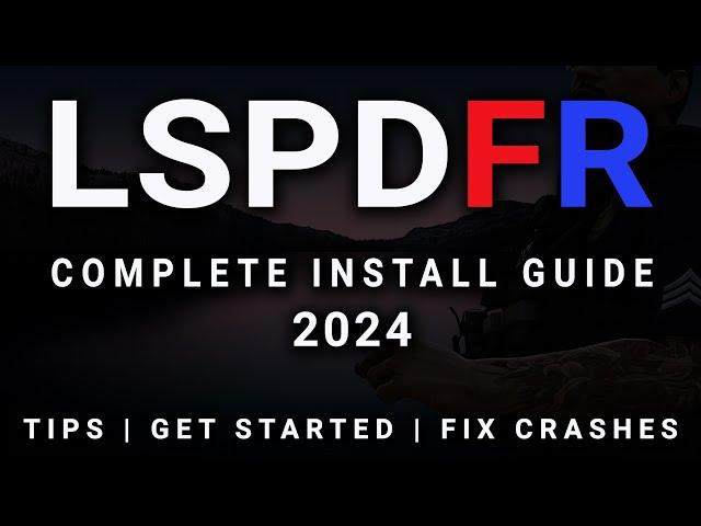 NEW Install LSPDFR 2024 - GTA 5 LSPDFR How to be a Cop!