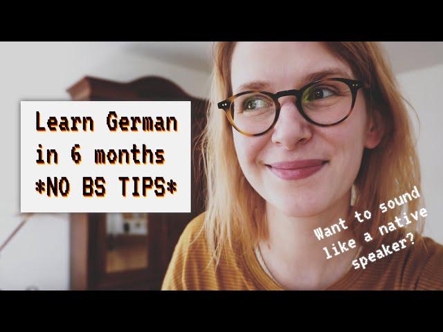 How to learn German fast · Less than 6 months? Realistic language learning tips for German learners