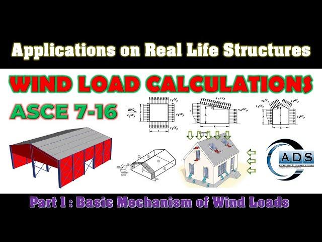 Wind Loads Calculations using ASCE 7-16 - Part 1: Basic Mechanism of Wind Load on Structures