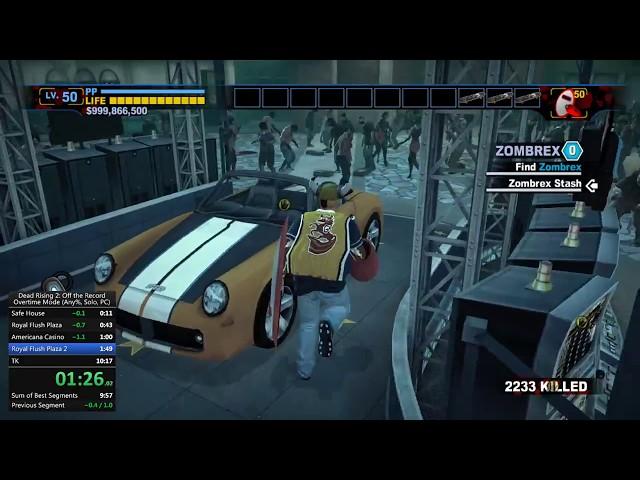 Dead Rising 2: OTR - Overtime Mode (NG+) in 10:11 [WR]