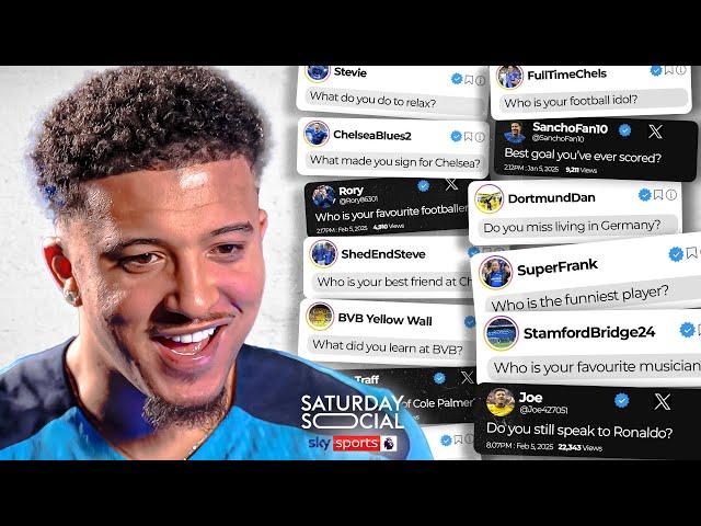 Jadon Sancho answers the internet’s most asked questions…  | Jadon Sancho Fan Q&A