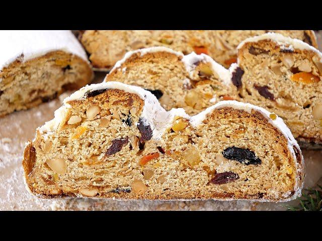 Рождественский штоллен | Stollen  Christstollen - Традиционная немецкая выпечка  Дрезденский кекс