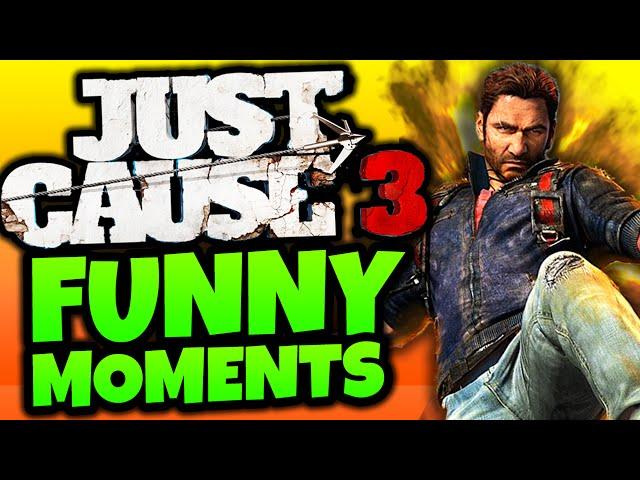 Just Cause 3: Funny Moments - "HARDEST BASE TAKEOVER!" - (JC3 Funny Moments)