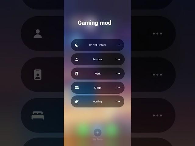 Gaming mode in Iphone