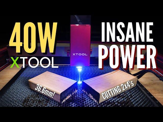 World's Most Powerful Diode Laser | xTool D1 Pro 40W Laser | Cutting Test