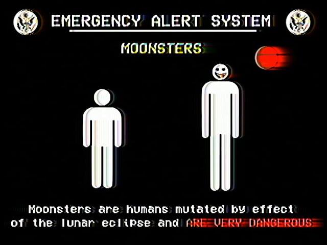 EAS scenario DON'T LOOK AT THE MOON (LUNAR ECLIPSE) - Channel 26 (1983)