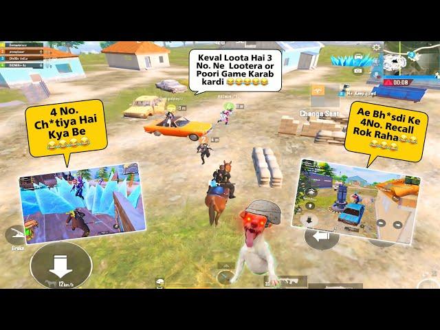 3 NO. KYA LOOTERA BANDA HAI ️|| TROLLING TEAMMATES IN BGMI || BGMI FUNNY MOMENTS