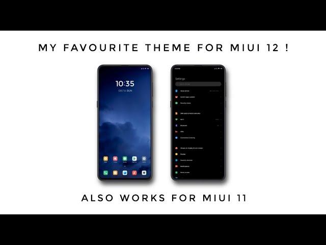 Just Sharing My Favourite Theme For MIUI 12 | Also works for MIUI 11 !