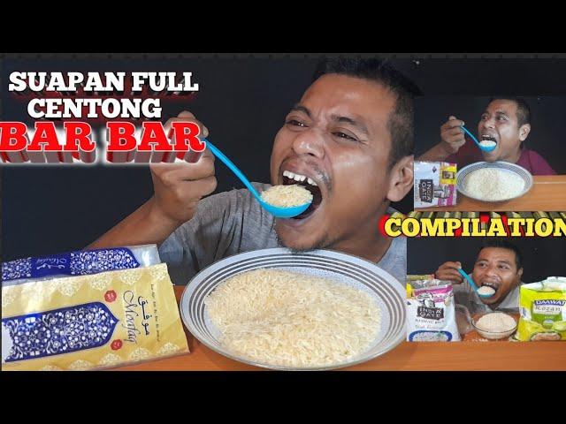 SUAPAN FULL CENTONG|| VANOTV OFFICIAL || COMPILATION VIDIO ASMR MAKAN BERAS MENTAH|| RAW RICE EATING