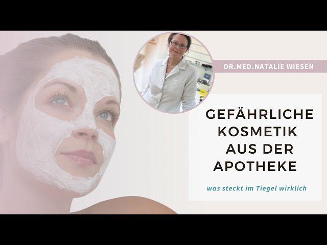 Hautpflege empfindliche Haut - gefährliche Kosmetik aus der Apotheke für sensible Haut