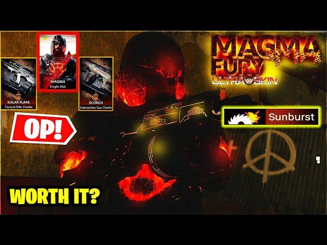 NEW Magma Fury ULTRA REACTIVE SKIN Bundle  AK74u "SCORCH" SUNBURST DISMEMBERMENT COLD WAR WARZONE!