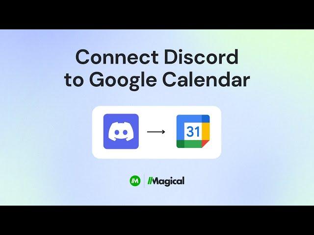 How to Connect Discord to Google Calendar