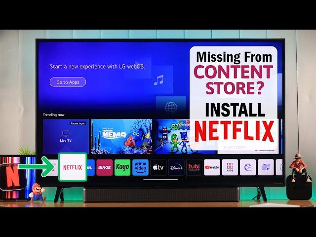 Netflix App Not Available on LG Smart TV? - How to Install Netflix on LG webOS!