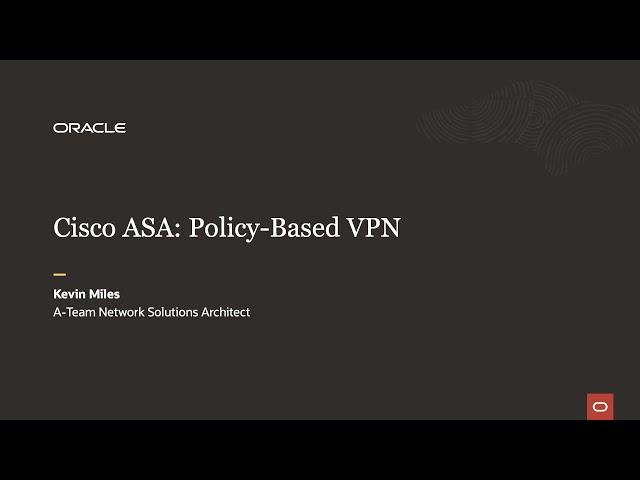 Cisco ASA: Policy-Based VPN