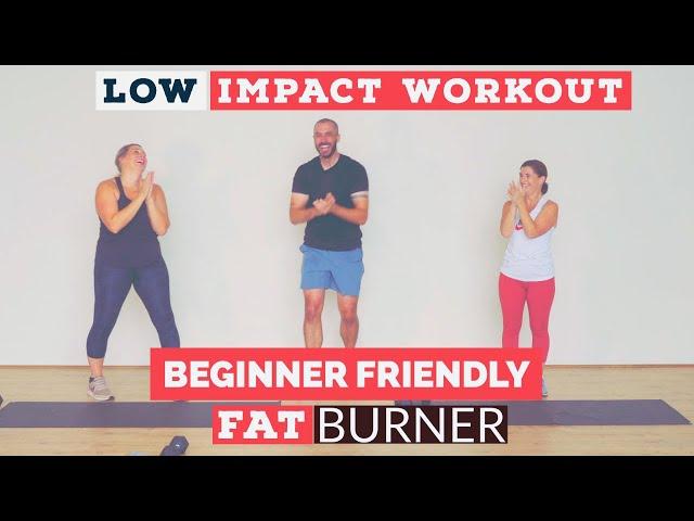 Low impact cardio and resistance standing home workout