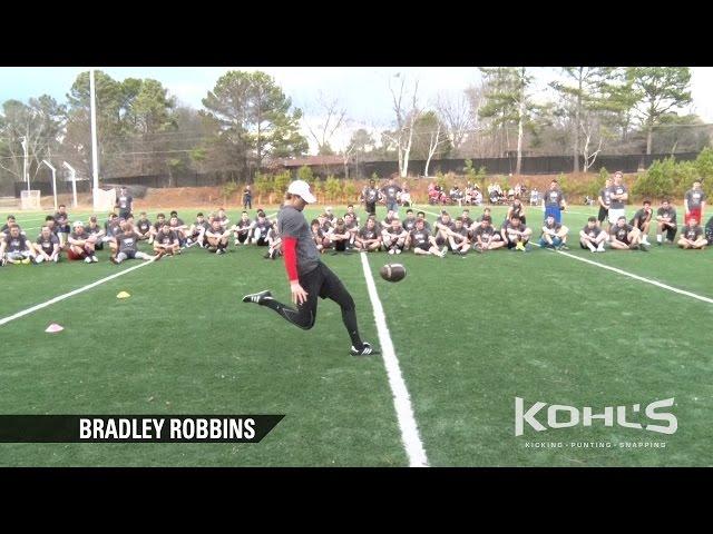 Bradley Robbins Punter | Michigan Football Commit | Kohl's Kicking Camps