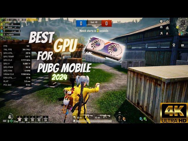 BEST GPU for pubg mobile 2024&25 RTX 3050 HDR + 60 FPS HIGH GRAPHICS GAMEPLAY TDM TEST EMULATOR