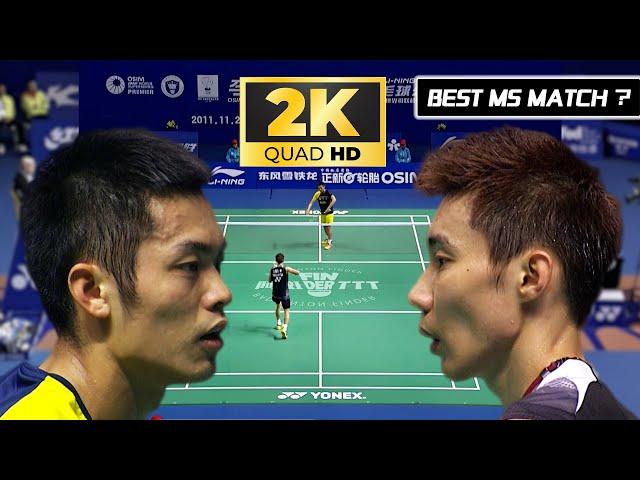 [2K50FPS] BEST MS MATCH EVER？| Lin Dan vs Lee Chong Wei | Full HD