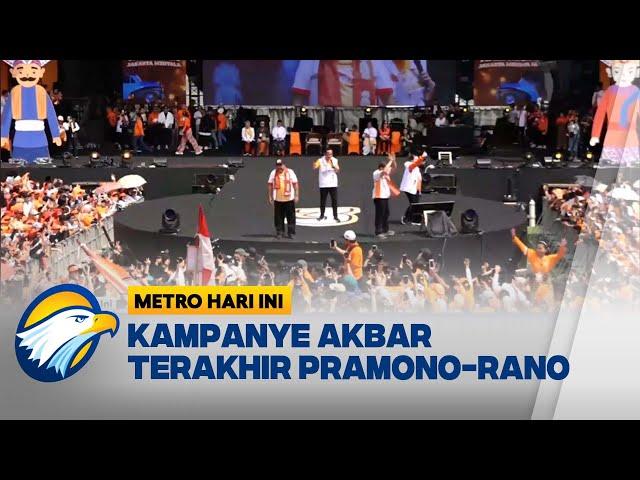 Ribuan Orang Meriahkan Kampanye Akbar Pramono-Rano [Metro Hari Ini]