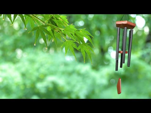 Relaxing music sound for stress relief Relaxing Wind Chimes, Peaceful Sounds,