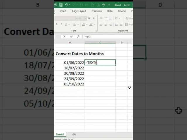 Convert Date into a Month TEXT Formula