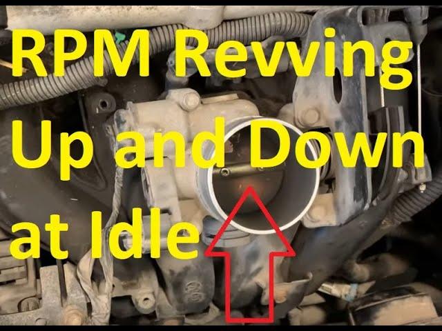 Causes When Engine RPM Revving Up and Down at Idle While Parked or Stopped