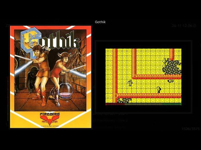 Gothik - ZX Spectrum - (Firebird, 1987) - Random Gameplay