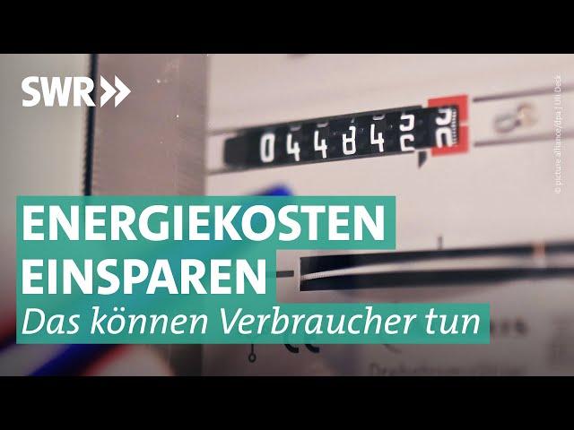 Mit diesen Tipps Strom und Heizenergie sparen - einfach und günstig I Marktcheck SWR