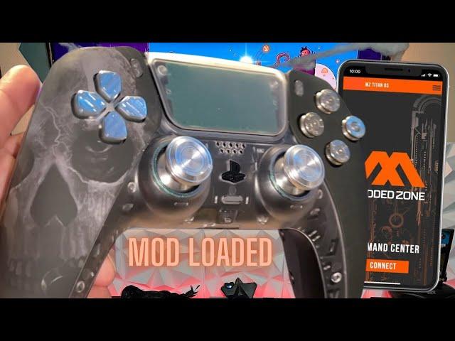 ModdedZone PS5 Pro Controller Review-Mod Chip+Phone App=Big Crazy