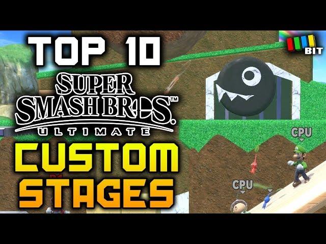 10 AWESOME Custom Stage Builder Stages in Super Smash Bros. Ultimate [TetraBitGaming]
