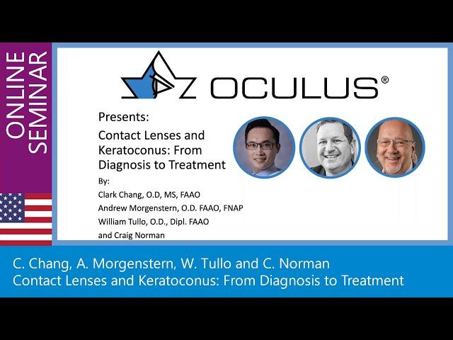 Contact Lenses and Keratoconus: From Diagnosis to Treatment. // Online Seminar, September 14th 2020