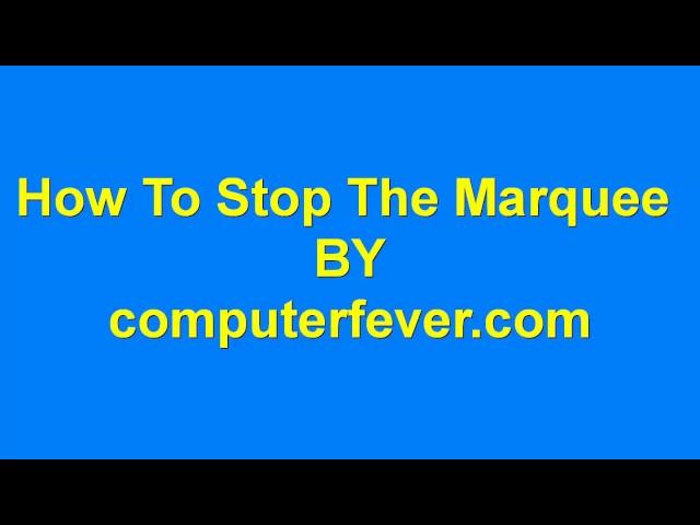 html-How To Stop Marquee in html-lecture10